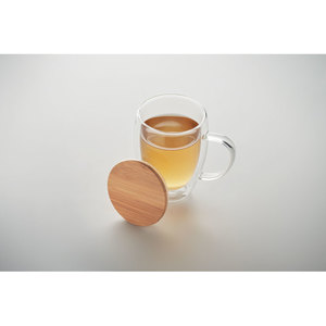 Fotografie k reklamnímu předmětu „Dvoustěnný skleněný hrnek 250 ml TIRAL“