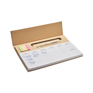 Fotografie k reklamnímu předmětu „Týdenní stolní plánovač MEMWEEK“