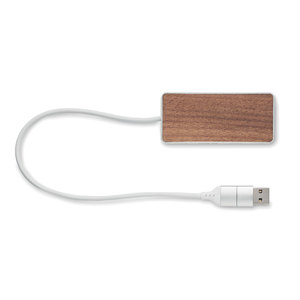 Fotografie k reklamnímu předmětu „USB hub 4 porty 27,5 cm UBAH“