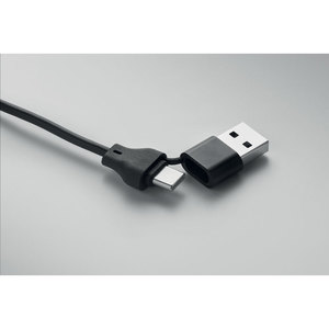 Fotografie k reklamnímu předmětu „Přívěsek na klíče s kabelem 4v1 60 BULE“