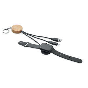 Fotografie k reklamnímu předmětu „Přívěsek na klíče s kabelem 4v1 60 BULE“