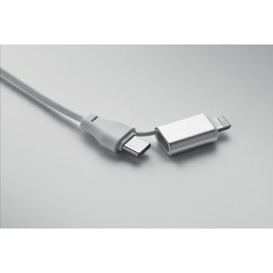 Fotografie k reklamnímu předmětu „Přívěsek na klíče s kabelem 4v1 60 BULE“