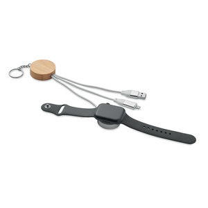 Fotografie k reklamnímu předmětu „Přívěsek na klíče s kabelem 4v1 60 BULE“