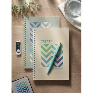 Fotografie k reklamnímu předmětu „Zápisník A5 z recyklovaného karton RECARNOTE“