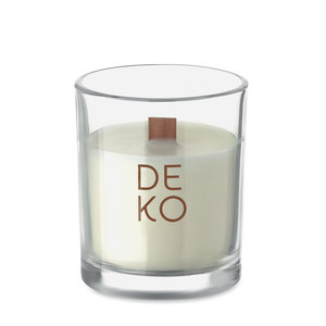 Fotografie k reklamnímu předmětu „Svíčka z rostlinného vosku 80g KIVAS WOOD“