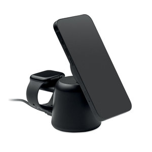 Fotografie k reklamnímu předmětu „Bezdrátová 15W nabíječka 3v1 SIMPA“