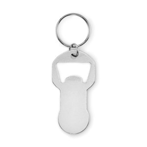 Fotografie k reklamnímu předmětu „Hliníková klíčenka s otvírákem CLAVE“