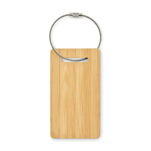 Fotografie k reklamnímu předmětu „Bambusová visačka na zavazadla MIO“