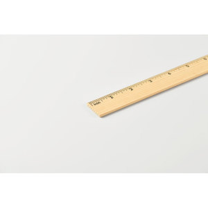Fotografie k reklamnímu předmětu „Dřevěné pravítko 30 cm RULER30“