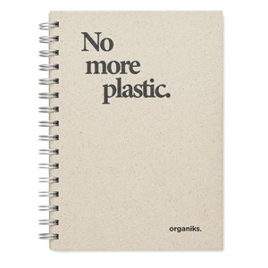 Fotografie k reklamnímu předmětu „Kroužkový A5 zápisník z trávy GRASS BOOK“