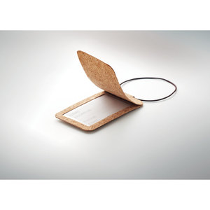 Fotografie k reklamnímu předmětu „Korková visačka na zavazadla OVALIS“