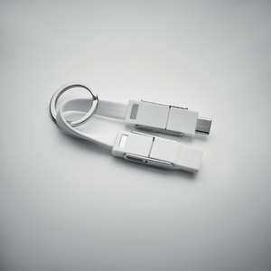 Fotografie k reklamnímu předmětu „Klíčenka s kabelem 4 v 1 KEY C“