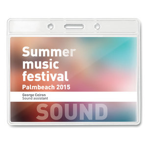 Fotografie k reklamnímu předmětu „Transparentní placka BADGY“