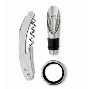 Fotografie k reklamnímu předmětu „Sada na víno ve tvaru lahve SETTIE“