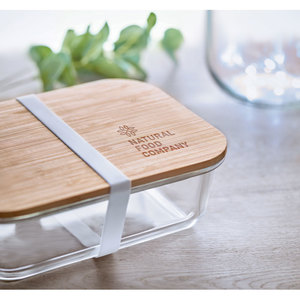 Fotografie k reklamnímu předmětu „Skleněný box na jídlo s víkem TUNDRA LUNCHBOX“