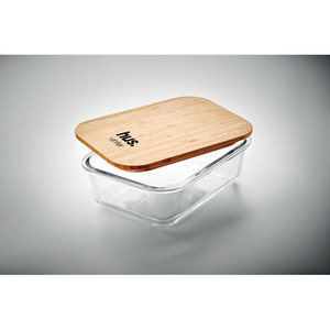 Fotografie k reklamnímu předmětu „Skleněný box na jídlo s víkem TUNDRA LUNCHBOX“