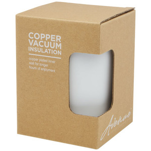 Fotografie k reklamnímu předmětu „Termo kelímek o objemu 330 ml z nerezové oceli s měděnou vakuovou izolací a bambusovým víčkem Lagan“