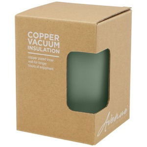 Fotografie k reklamnímu předmětu „Termo kelímek o objemu 330 ml z nerezové oceli s měděnou vakuovou izolací a bambusovým víčkem Lagan“