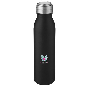 Fotografie k reklamnímu předmětu „Harper 720ml láhev na vodu z nerezové oceli s certifikací RCS s kovovým poutkem“