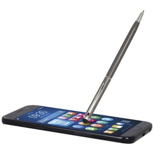 Fotografie k reklamnímu předmětu „Ore aluminium ballpoint pen with stylus (blue ink)“