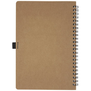 Fotografie k reklamnímu předmětu „Cobble poznámkový blok A5 z recyklované lepenky s kamenným papírem a kroužkovou vazbou“