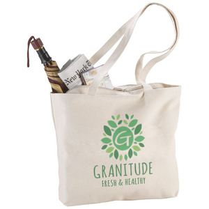 Fotografie k reklamnímu předmětu „Nákupní 320 g/m² taška na zip Ningbo“