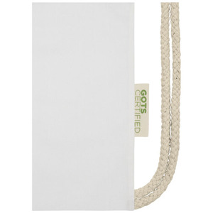 Fotografie k reklamnímu předmětu „Šňůrkový batoh z organické bavlny s gramáží 140 g/m² Orissa“