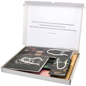 Fotografie k reklamnímu předmětu „Vzorkovnice s ručně vyráběnými papírovými taškami integra“