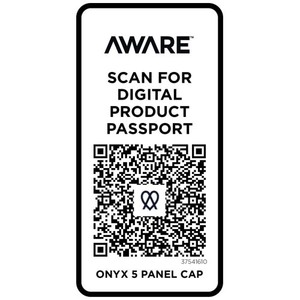 Fotografie k reklamnímu předmětu „Onyx Aware™ recyklovaná čapka s 5 panely“