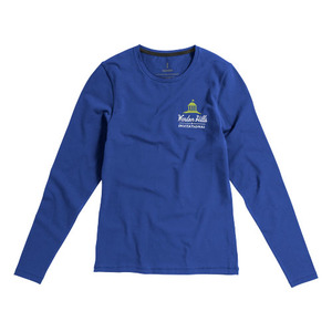 Fotografie k reklamnímu předmětu „Dámské triko Ponoka s dlouhým rukávem, organická bavlna“