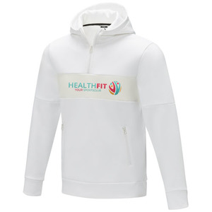 Fotografie k reklamnímu předmětu „Pánský svetr s kapucí a polopropínacím zipem Sayan“