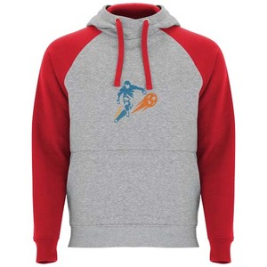 Fotografie k reklamnímu předmětu „Dětská dvoubarevná mikina s kapucí Badet“