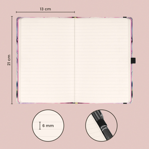 Fotografie k reklamnímu předmětu „NOTIQUE Notes Sakura, linkovaný, 13 x 21 cm“