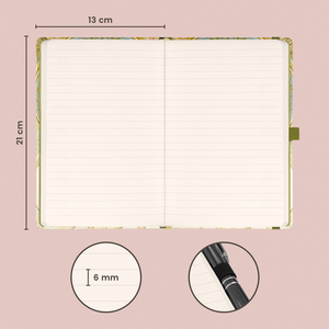 Fotografie k reklamnímu předmětu „NOTIQUE Notes Alfons Mucha – Poezie, linkovaný, 13 x 21 cm“