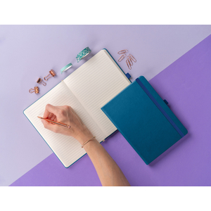 Fotografie k reklamnímu předmětu „NOTIQUE Notes Aprint, modrý, linkovaný, 15 x 21 cm“