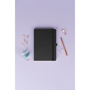 Fotografie k reklamnímu předmětu „NOTIQUE Notes Aprint, černý, tečkovaný, 15 x 21 cm“