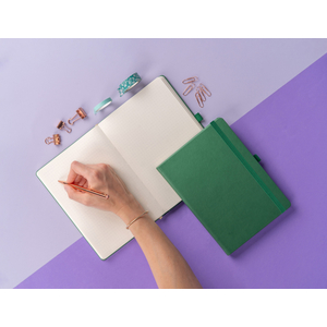 Fotografie k reklamnímu předmětu „NOTIQUE Notes Aprint, zelený, tečkovaný, 15 x 21 cm“