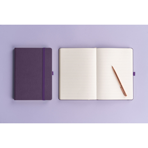 Fotografie k reklamnímu předmětu „NOTIQUE Notes Aprint Neo, fialový, linkovaný, 15 x 21 cm“