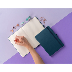 Fotografie k reklamnímu předmětu „NOTIQUE Notes Aprint Neo, modrý, linkovaný, 15 x 21 cm“