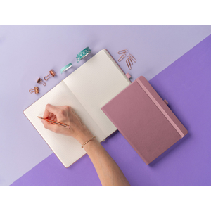 Fotografie k reklamnímu předmětu „NOTIQUE Notes Aprint Neo, růžový, tečkovaný, 15 x 21 cm“