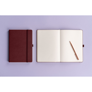 Fotografie k reklamnímu předmětu „NOTIQUE Notes Aprint Neo, vínový, tečkovaný, 15 x 21 cm“