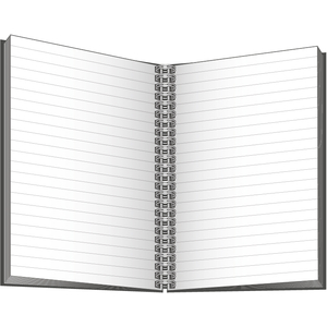 Fotografie k reklamnímu předmětu „NOTIQUE Notes Twin černý/žlutý, linkovaný, 21 x 29,7 cm“