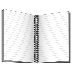 Fotografie k reklamnímu předmětu „NOTIQUE Notes Twin černý/žlutý, linkovaný, 21 x 29,7 cm“