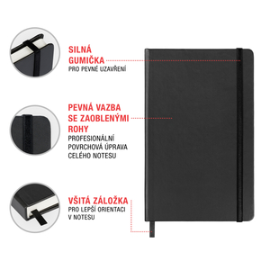 Fotografie k reklamnímu předmětu „NOTIQUE Notes Malý princ – King, linkovaný, 11 x 16 cm“