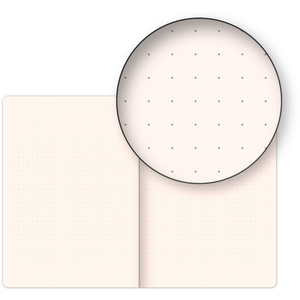 Fotografie k reklamnímu předmětu „NOTIQUE Notes Vivella Classic černý/oranžový, tečkovaný, 15 x 21 cm“