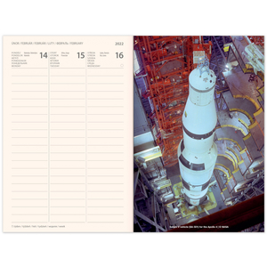 Fotografie k reklamnímu předmětu „Týdenní magnetický diář NASA 2022, 11 × 16 cm“