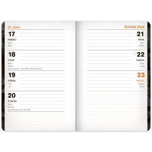 Fotografie k reklamnímu předmětu „Školní diář Technik (září 2023 – prosinec 2024), 9,8 × 14,5 cm“