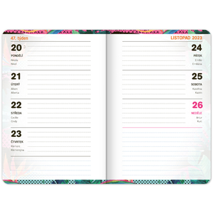 Fotografie k reklamnímu předmětu „Školní diář Fresh (září 2023 – prosinec 2024), 9,8 × 14,5 cm“