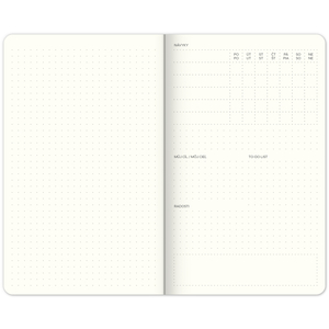 Fotografie k reklamnímu předmětu „Týdenní nedatovaný diář My Bullet Planner, 13 × 21 cm CZ/SK“