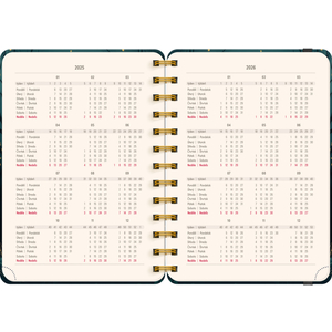 Fotografie k reklamnímu předmětu „NOTIQUE Spirálový 18měsíční diář Petito – Liška 2025/2026, 13 x 18 cm“